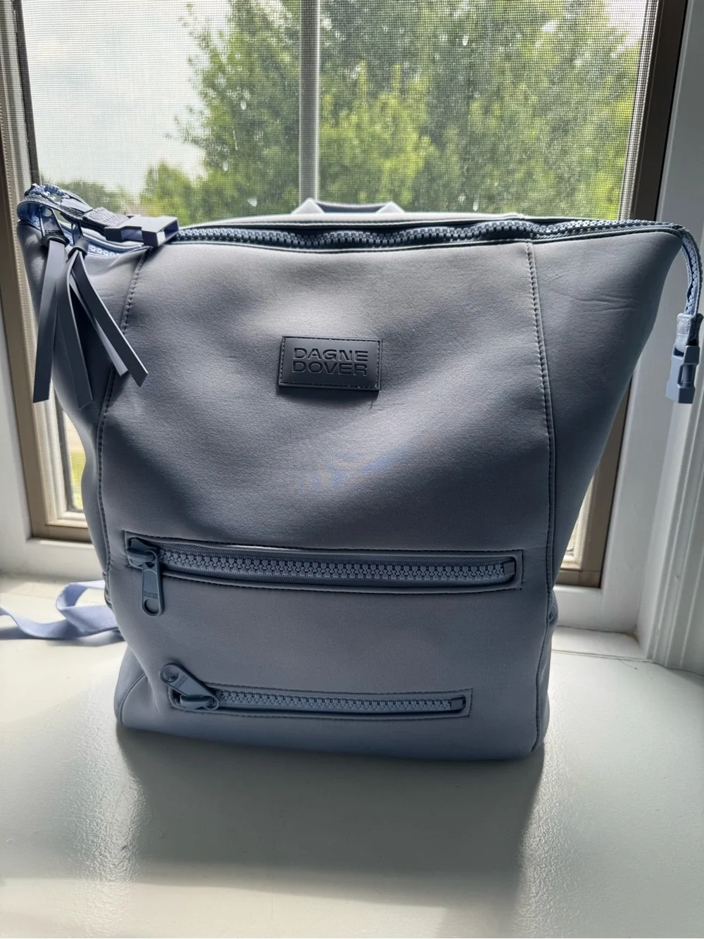 Dagne Dover Large Indi Diaper Backpack Rare Skyway Blue All